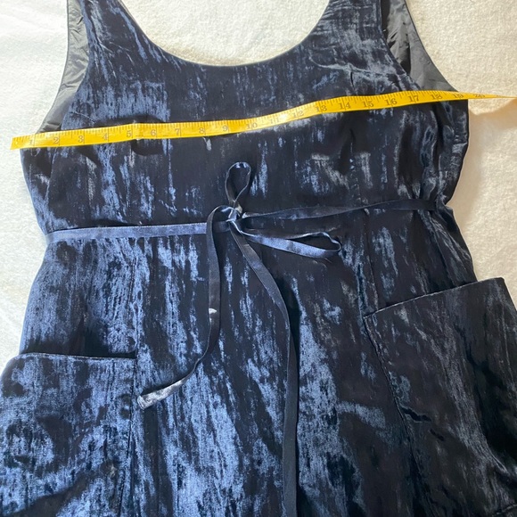 VINTAGE 90s MONDI BLACK WRAP SLEEVES DRESS Sz 40 . - Picture 10 of 16